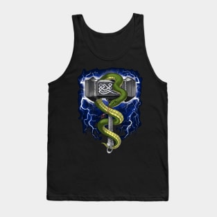 Viking Warrior Hammer Tank Top